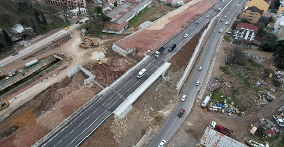 Alikahya Stadyum Yolu Süratle Devam Ediyor