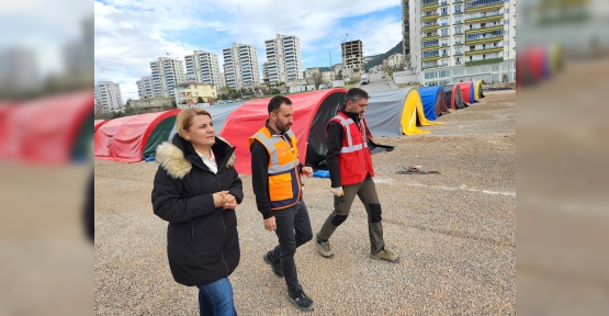 BAŞKAN HÜRRİYET, YENİDEN DEPREM BÖLGESİNDE