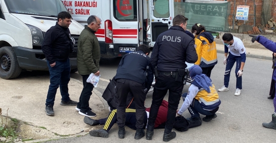 Cadde Ortasında Baygın Halde Bulundu