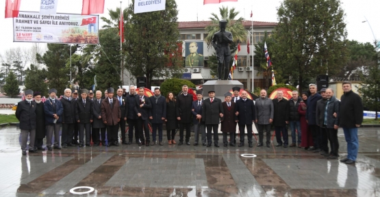 Çanakkale Zaferi Şehitleri Gölcük'te Törenlerle Anıldı