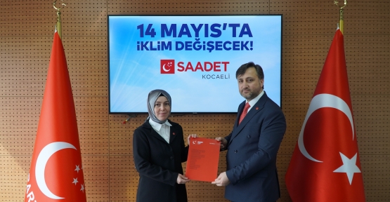 Cemile Çağlin Saadet Kocaeli'den Aday Adayı