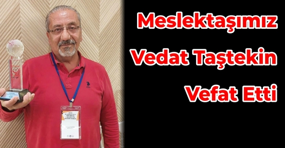 Gazeteci Vedat Taştekin Vefat Etti