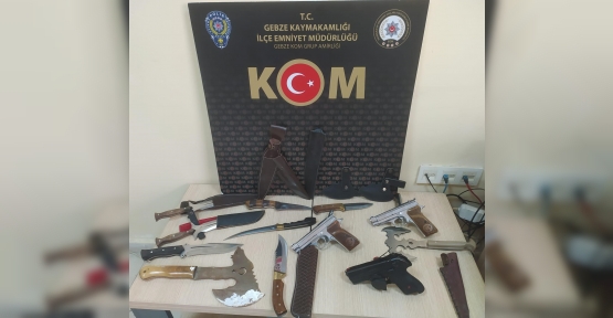 Kocaeli'de Silah Ticareti Operasyonu: 5 Gözaltı