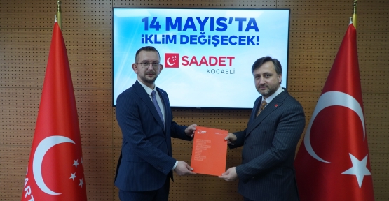 MEHMET ALİ BELEK SAADET KOCAELİ’DEN  ADAY ADAYI