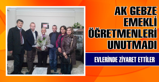AK Gebze Emekli Öğretmenleri unutmadı
