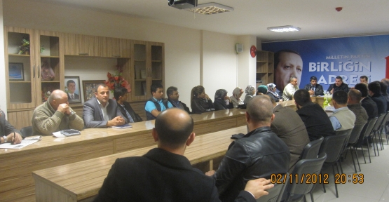 Ak Parti Körfez İlçe Mahalle Teşkilatları çok hareketli.