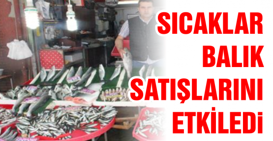 Balık satışları durdu