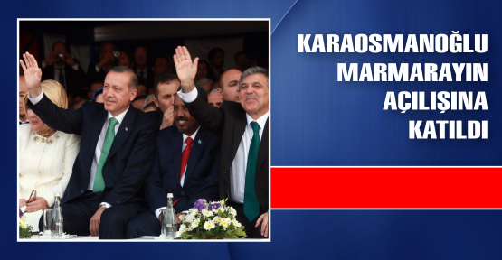  Başkan, Marmaray’ın açılışına katıldı