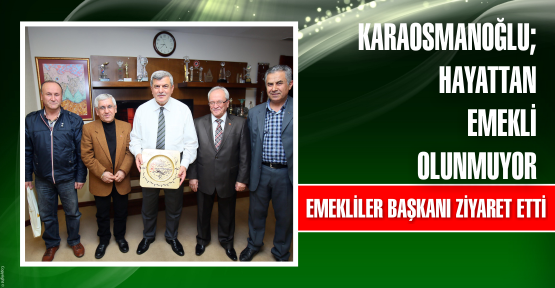 Emeklilerden Başkan’a kutlama