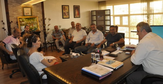 Esnaflardan Başkan Alemdar’a ziyaret