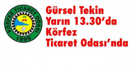 Gürsel Tekin Saat 13.30 'da Ticaret Odasında