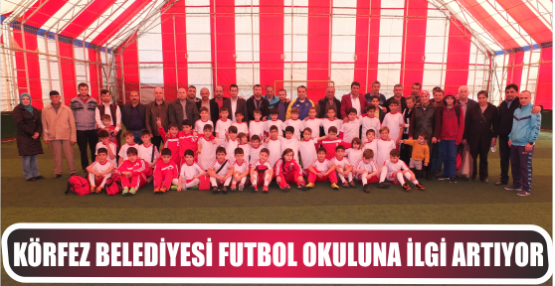 Körfez Belediyesi Futbol Okuluna İlgi artıyor