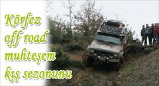 Körfez off road kış sezonunu açtı