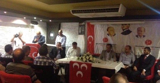 MHP'LİLER KÖRFEZDE TOPLANDI