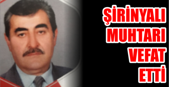 Nuri Acar vefat etti.