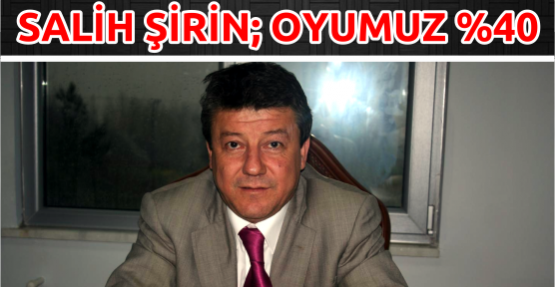 ŞİRİN, ‘’MHP’NİN OYU YÜZDE 41’’