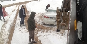Büyükşehir A Takımı, Karda Mahsur Kalanları Kurtardı