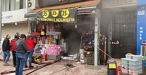 İş Yerinden Yükselen Dumanlar Korkuttu