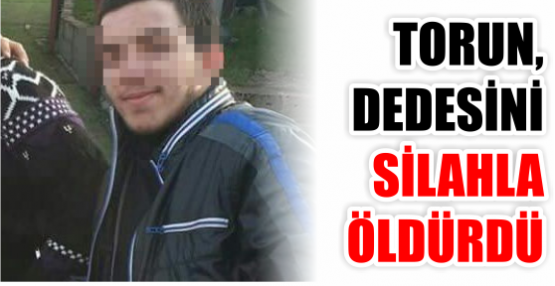 Torunu, dedesini kurşun yağmuruna tuttu