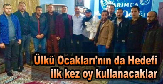 Ülkü Ocakları’nın da Hedefi ilk kez oy kullanacaklar