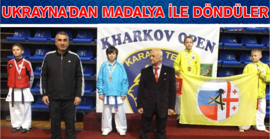 Yıldız karateciler, Ukrayna’dan madalya ile döndü