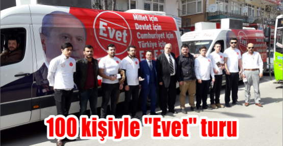 100 kişiyle 