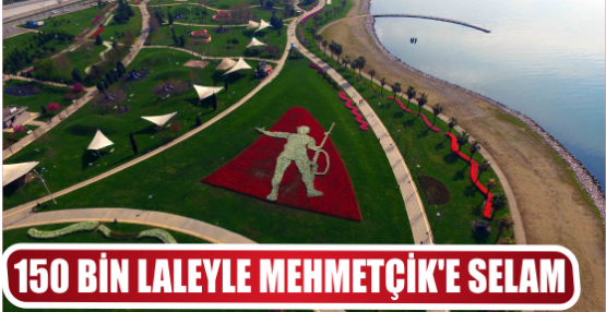 150 BİN LALEYLE MEHMETÇİK’E SELAM