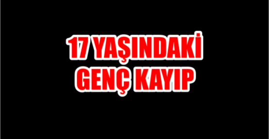 17 YAŞINDAKİ GENÇ KAYIP