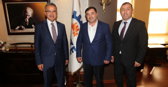 FEDERASYON BAŞKANI KÖŞKER'İ ZİYARET ETTİ