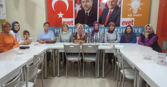 YENİYALI MAHALLESİ KADINLARI ÇALIŞMALARA HIZ VERDİ
