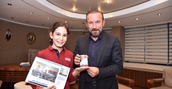 BAŞKAN BABADAN, KIZININ PROJESİNE DESTEK
