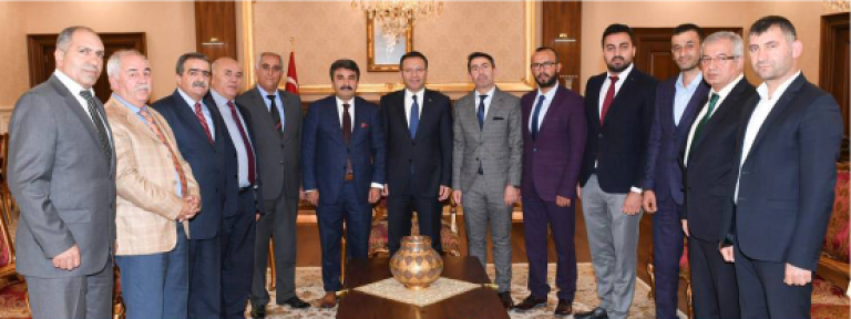 KARS-ARDAHAN-IĞDIRLILAR VAKFI'NDAN VALİ AKSOY'A ZİYARET