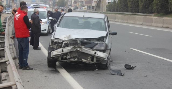 KÖRFEZ'DE ZİNCİRLEME KAZA