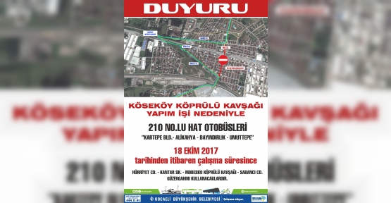 KÖSEKÖY KÖPRÜLÜ KAVŞAĞI'NA TRAFİK DÜZENLEMESİ