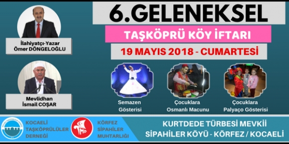 Taşköprülüler köy iftarında buluşacak