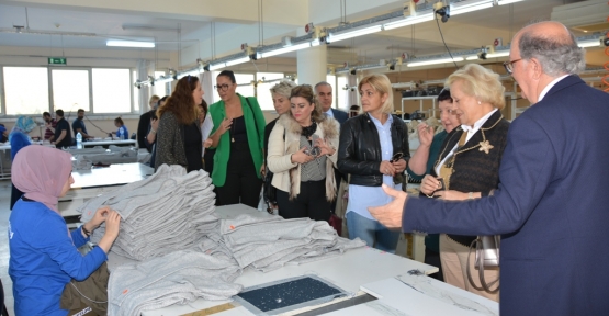 Yabancı Kadın Girişimciler’den Bizimköy Engelliler Üretim Merkezi'ne Ziyaret