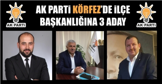 Ak Parti Körfez'e 3 Aday