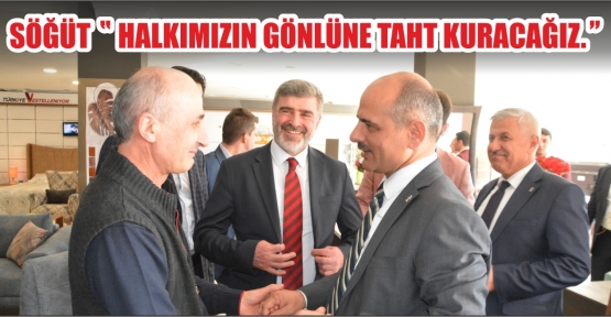 SAMİ ÇAKIR VE SÖĞÜT'TEN ESNAF ZİYARETİ