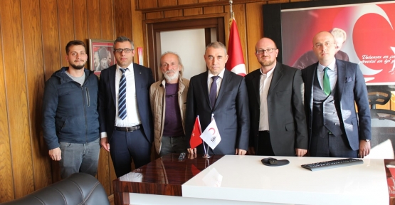 Yeni Başkan Akın’dan Kaymakam Can’a Ziyaret