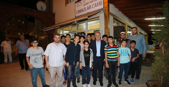 Başkan Aygün Sahurda Cımbızlar’daydı