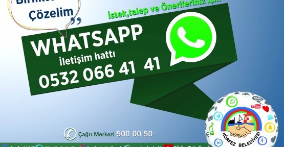 Körfez’de Whatsapp Hattı Devrede