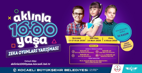 Haydi Çocuklar! ‘’Aklınla 1000 Yaşa’’ Başlıyor