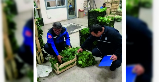 Zabıtadan Sebze Ve Meyve Hallerine  Sıkı Denetim