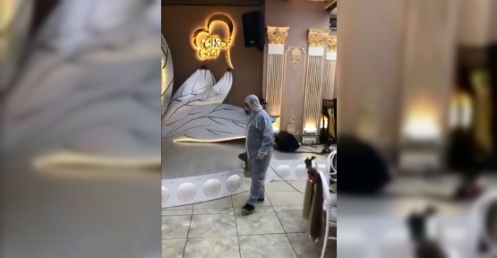 Ülker Gold Düğün Salonları  Sterilize Edildi