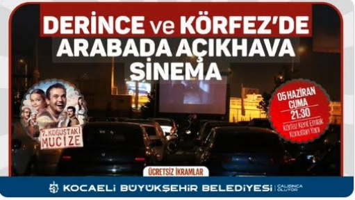 Büyükşehir Arabada Sinema Etkinliklerine Devam Ediyor