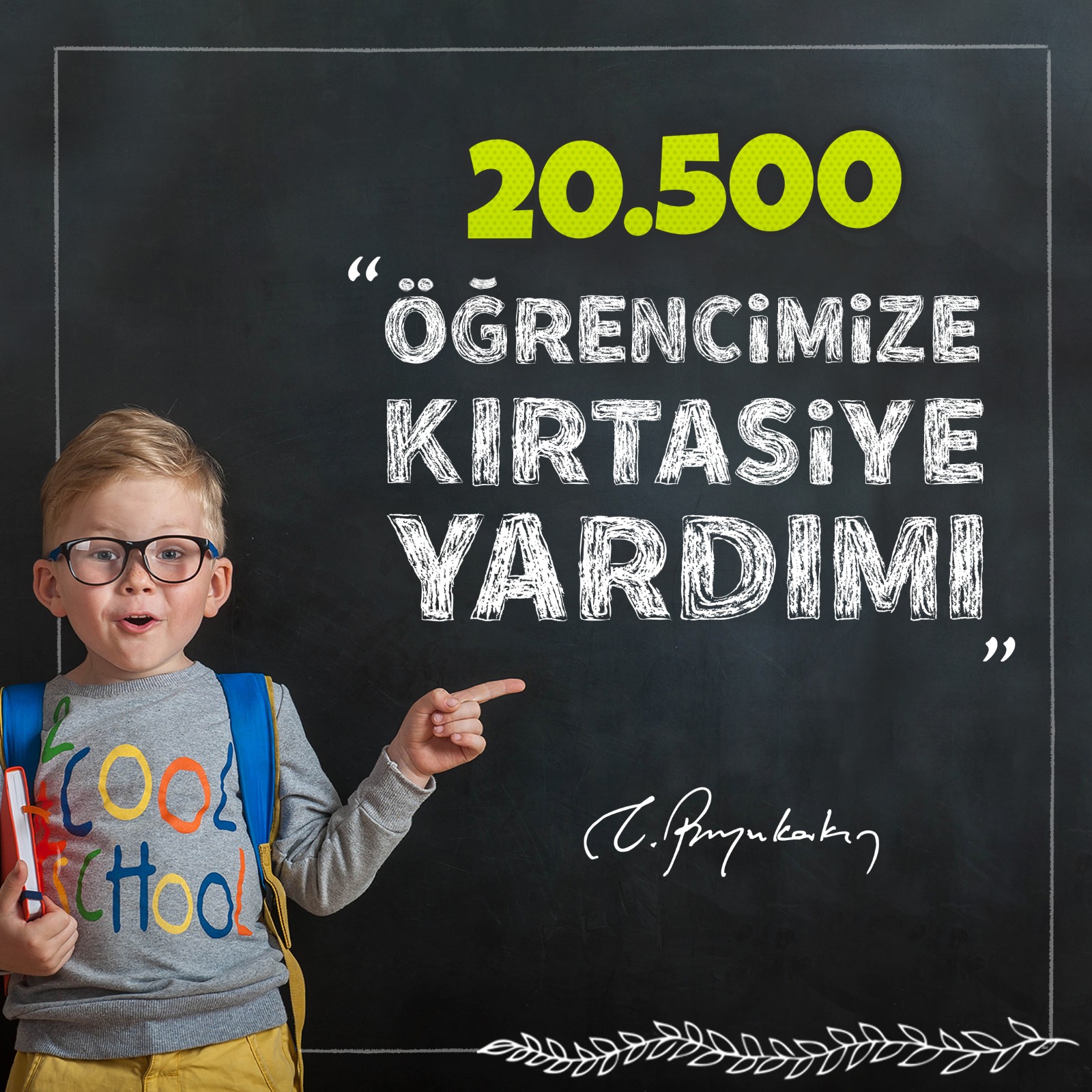 20 Bin 522 Öğrenciye 3 Milyonluk Kırtasiye Yardımı