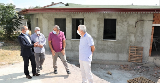 Çamlıtepe’de Mescit İnşaatında Sona Doğru
