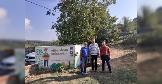 Kaymakam ve Ekibinden Genç  Ziraat Mühendisine Ziyaret