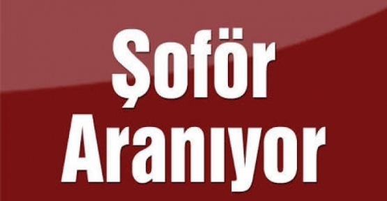 O KOOPERATİF  ŞOFÖR ARIYOR