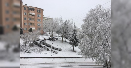 İlimtepe’ye İlk Kar Yağdı